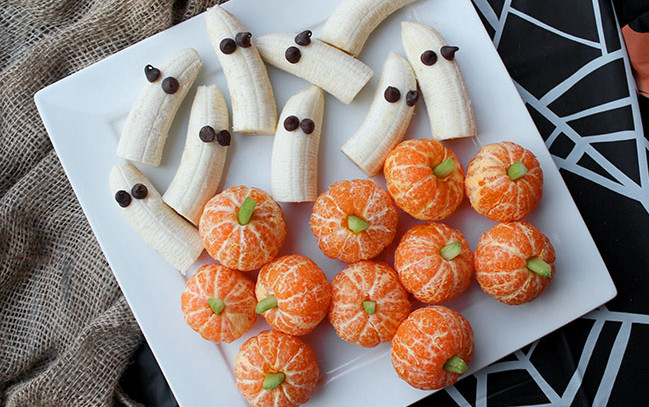 Украшение фруктов на Хэллоуин фото, Украшение фруктов на Хэллоуин рецепты, Украшение фруктов на Хэллоуин идеи