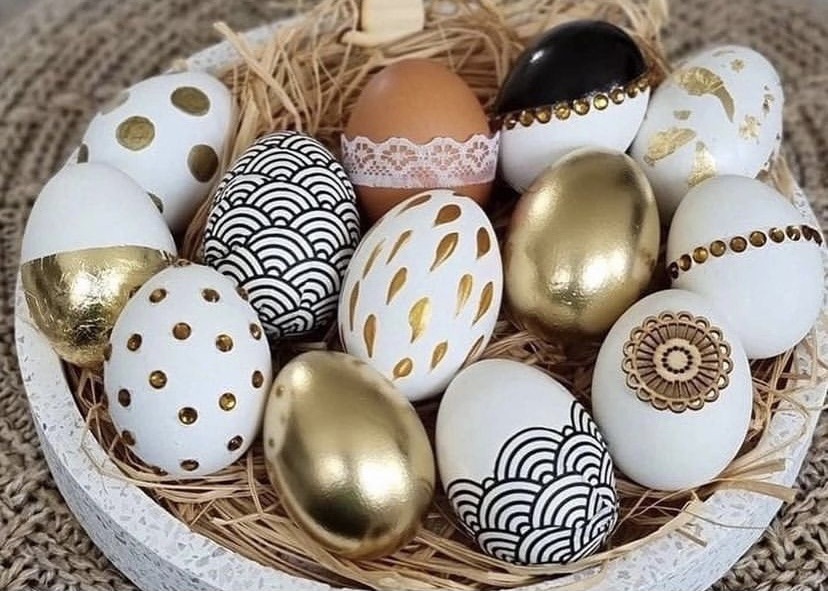 Идеи, как покрасить яйца на Пасху