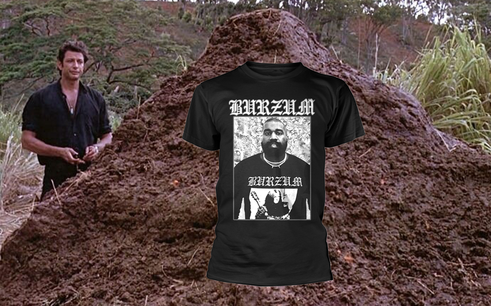 BURZUM теперь продает футболку с изображением Канье Уэста в футболке BURZUM