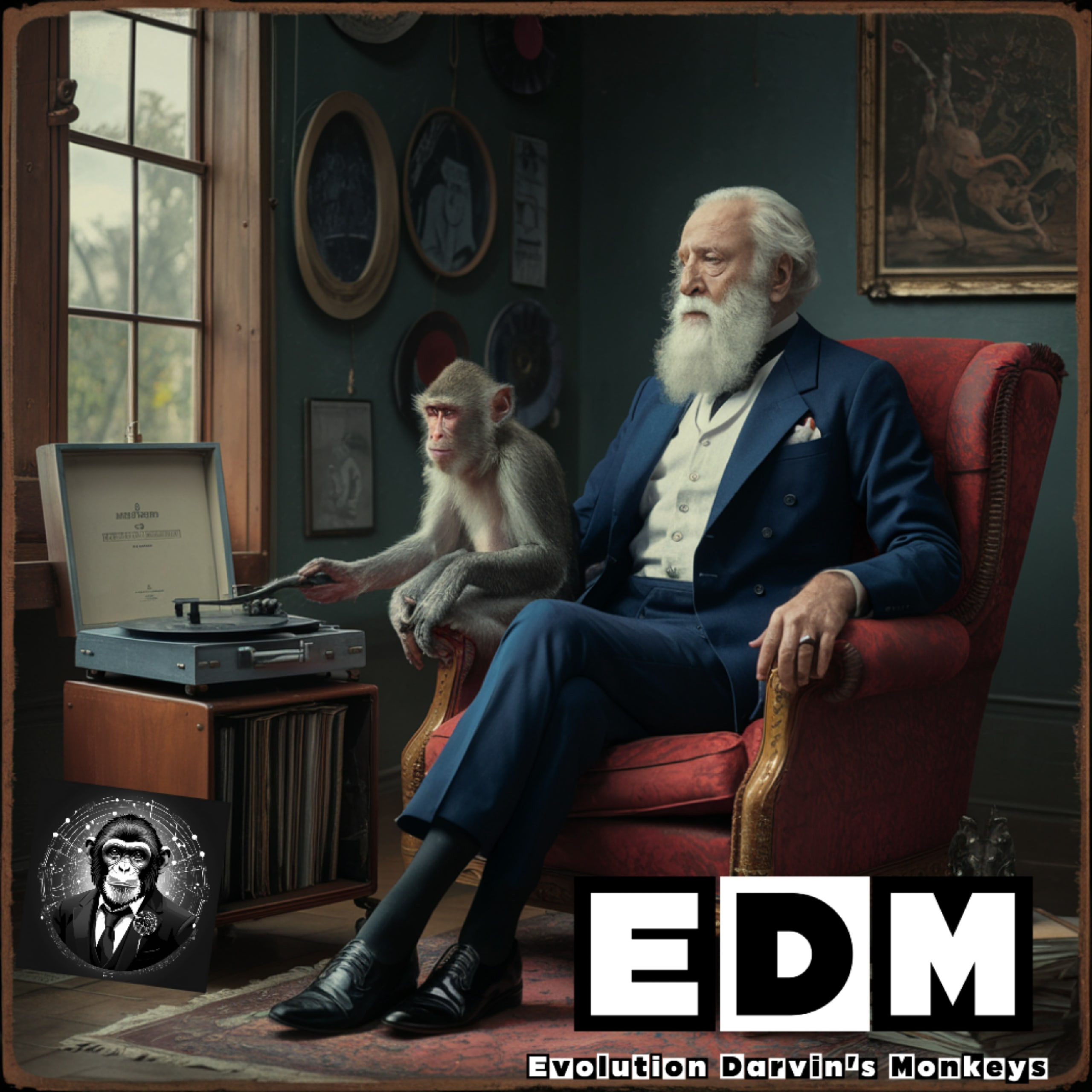 Первый Нейросетевой Российский Лейбл E.D.M.(evolutiondarwinmonkeys) Музыкальная революция уже здесь